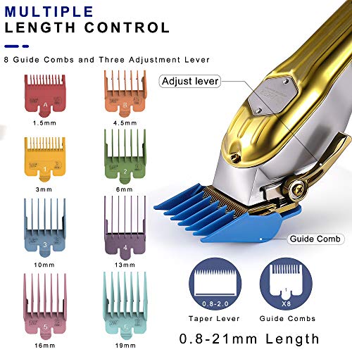 SURKER Professional Hair Clippers for Men - Cordless Beard Trimmer