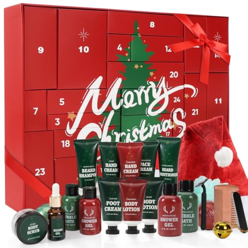BODY & EARTH 2026 Men’s Advent Calendar with Beard & Skin Care Surprises