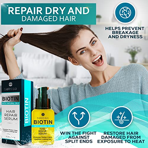 Bellisso Biotin Hair Thickening Serum for Volume & Shine