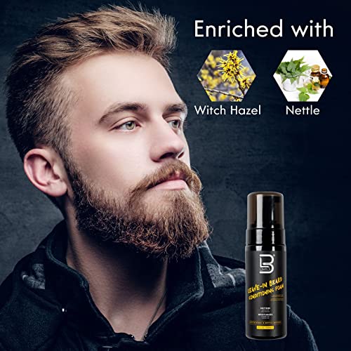 L3 - Level 3 Leave-In Beard Conditioner Foam - Beard Hydrator - Soften and Moisturizes Facial Hair