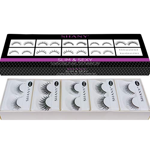 SHANY Reusable Eyelash Extension Set - 10 Styles Thin Collection