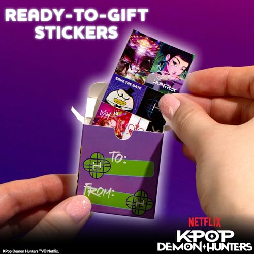 Kpop Demon Hunters Sticker Party Packs - 16 Boxes