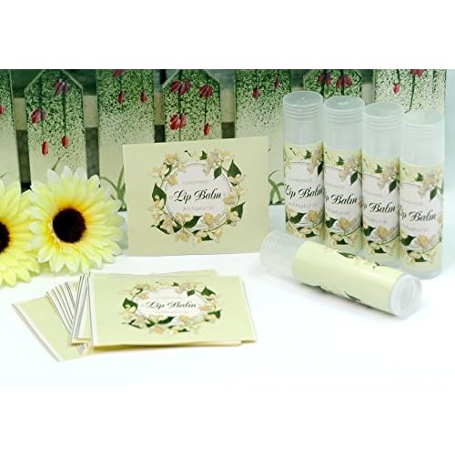 Assorted T2 Adensive Lip Balm Label Sticker for Container - 100pcs Paper Stickers