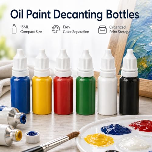 15ml Dropper Bottles (5-Pack) Eye Drops & Essential Oils
