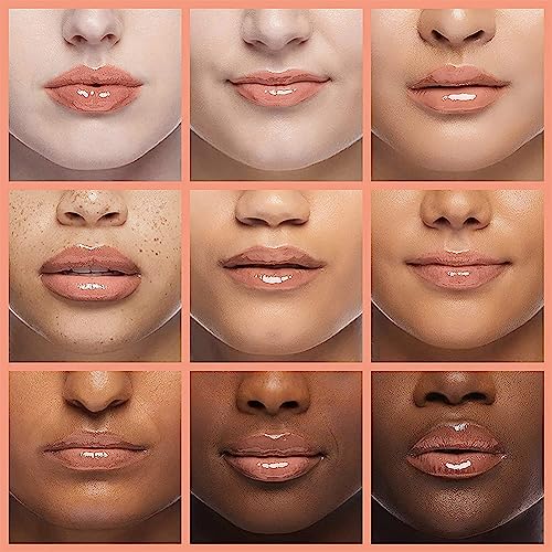 GECOMO Hydrating Lip Glow Oil - Plumping Tinted Lip Gloss 0.2 OZ