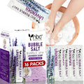 nbc BeautiLab Lavender Foot Spa Soak Salts for Dry Cracked Feet, 16 Pack
