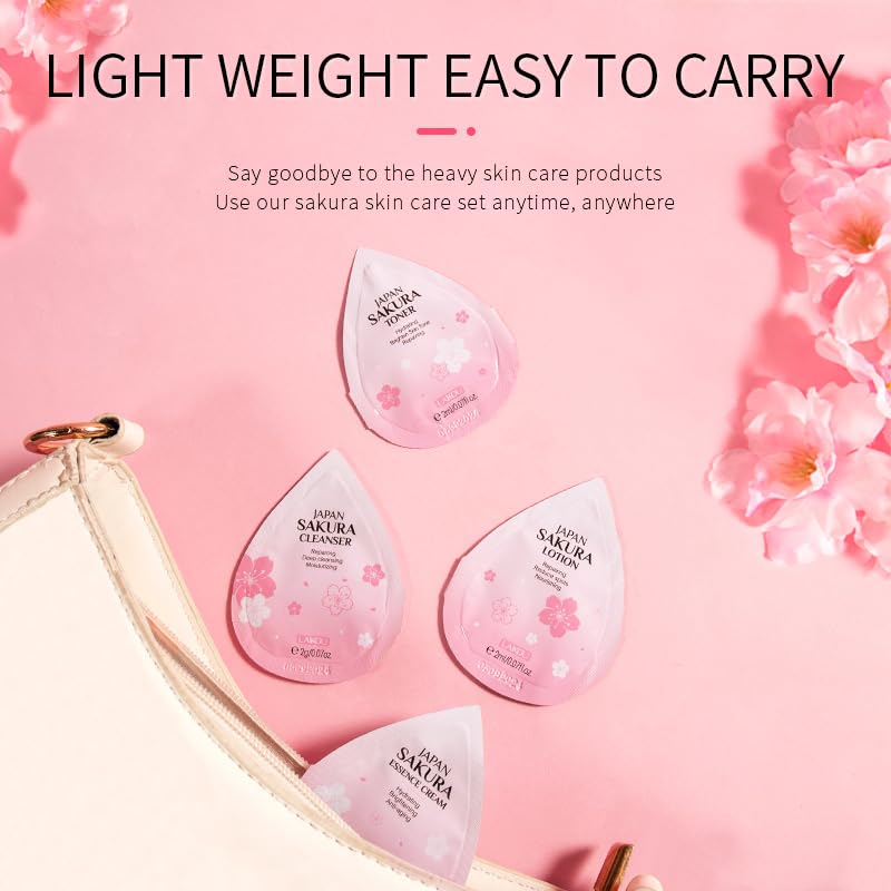 Etuanxi Mini Travel Skincare Set - 40 Disposable Bags