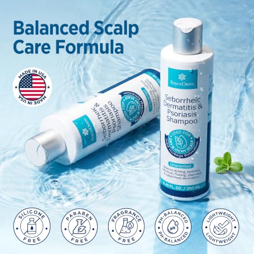 RoyceDerm Seborrheic Dermatitis Shampoo with Salicylic Acid