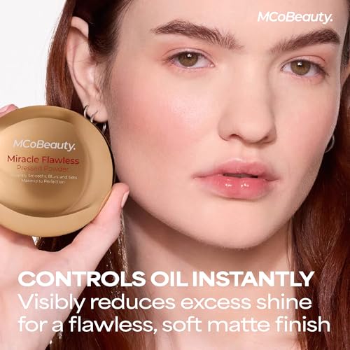 MCoBeauty Miracle Flawless Pressed Powder - Light