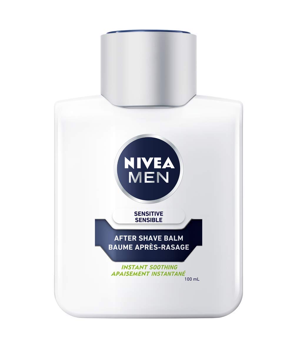NIVEA FOR MEN Sensitive Post Shave Balm 3.30 oz (Pack of 5)