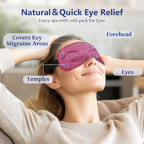 Cooling Gel Eye Mask for Sleep & Migraine Relief