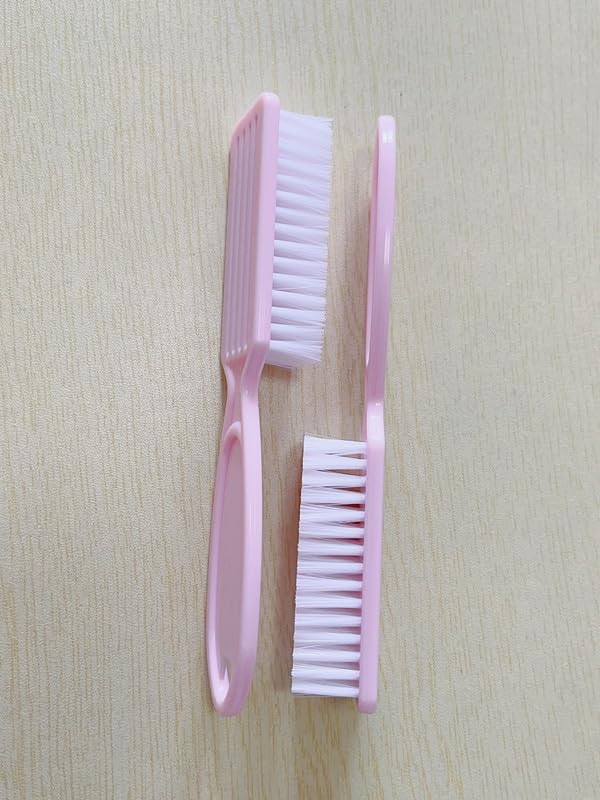 12Pcs Nail Brushes for Cleaning Fingernails & Toenails - Pink