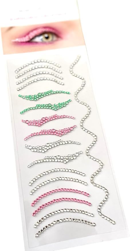 Self-Adhesive Face Gems Jewels Stickers for Festivals & Parties