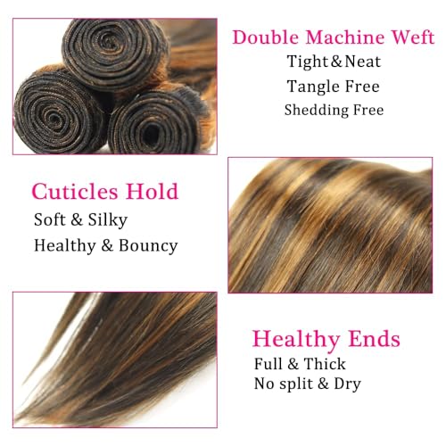 Peruvian Virgin Hair Bundles 22-26 Inch Straight