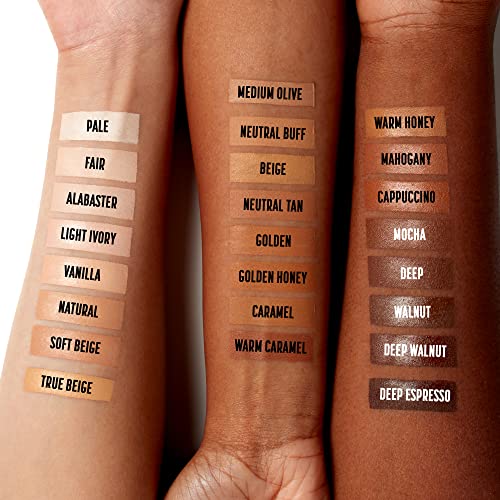 NYX PROFESSIONAL MAKEUP Can't Stop Won't Stop Contour Concealer, 24h Full Coverage Matte Finish - Deep (Pack of 2)