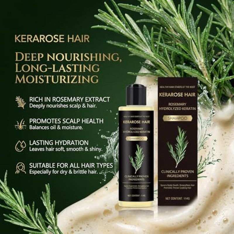 Rosemary Biotin Shampoo for Hair Growth & Strengthening 100ml