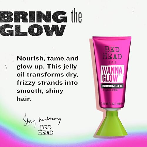 TIGI Bed Head by TIGI Wanna Glow Hydrating Jelly Oil for Shiny Smooth Hair 3.38 fl oz