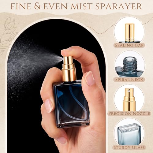 30 Pcs Refillable 15 ml Glass Perfume Bottles - Amber Spray Atomizers