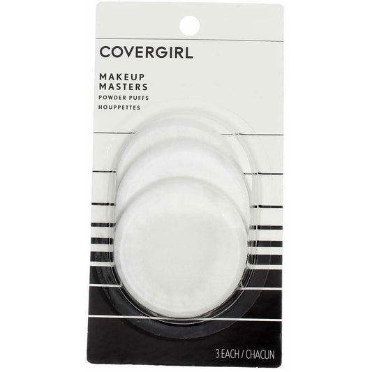 CoverGirl Make-Up Masters Powder Puffs, 3 ea (Pack of 6)