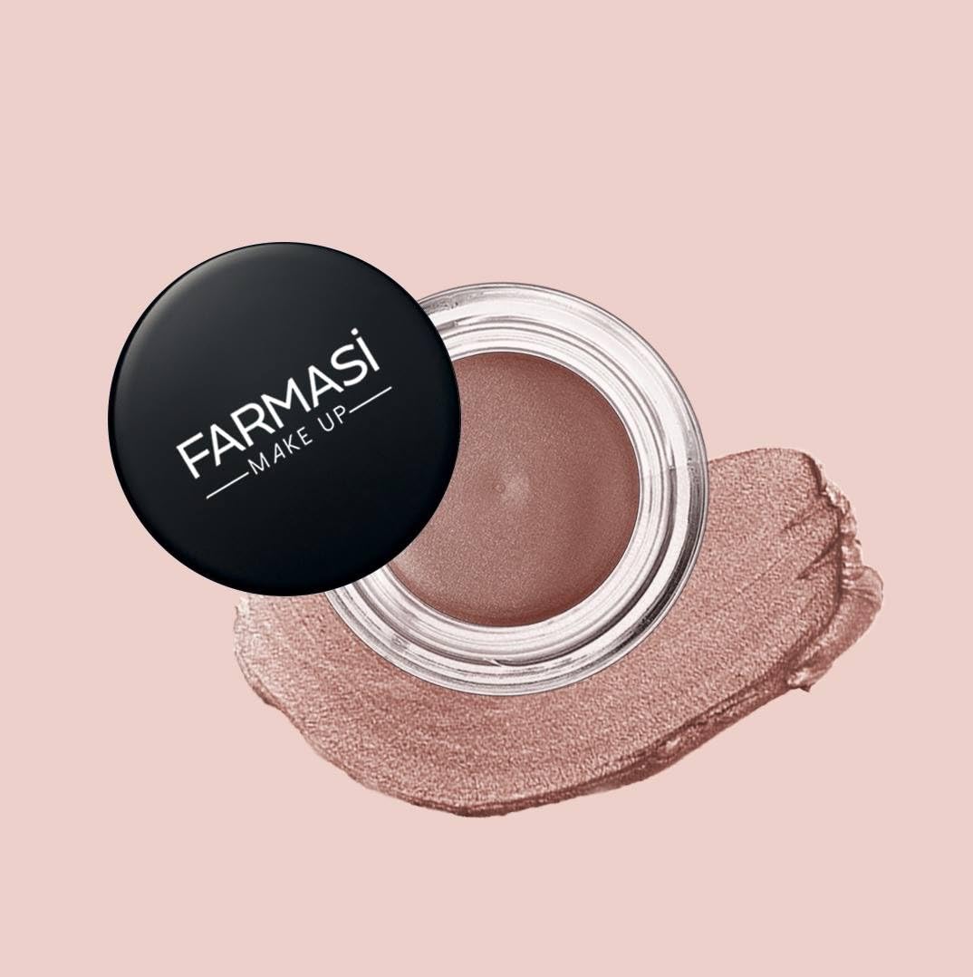 FARMASI Long Lasting Creamy Eyeshadow, Eye Makeup With Crease- Resistant Ingredients, Ultra Pigmented in Matte, Shimmer and Waterproof Finishes, 0.1 fl. oz / 3 ml (Pink Glow)