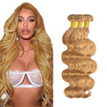 FuivJuix #27 Blonde Body Wave Hair Bundles 22 Inch 3-Pack Unprocessed Brazilian Virgin
