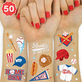 Baseball Temporary Tattoos - 56 Foil Designs
