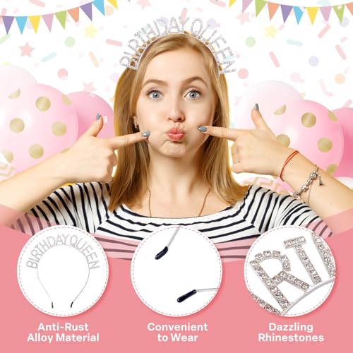 Birthday Queen Sunglasses & Crown Tiara Set – Party Accessories