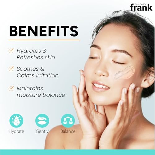 Excuse My Frank - Rebalancing Emulsion Korean Face Moisturizer for Dry & Itchy Skin, Deep Hydration & Soothing Care Lightweight Korean Skin Care Hydrating Moisturizer Face Serum (3 Pack)