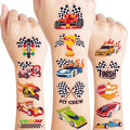 120 PCS Racing Car Temporary Tattoos for Kids