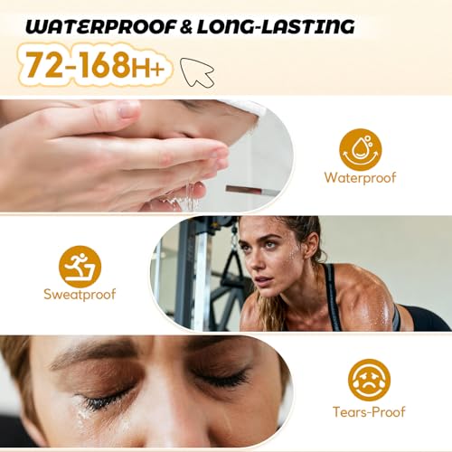 GAQQI Waterproof Lash Bond and Seal Kit - Natural Look, 10ml