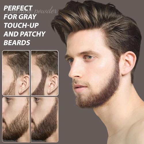 2 Pack Hair Root Touch Up Powder for Women & Men, Dark Brown