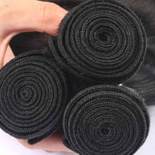 Body Wave Bundle Human Hair Body Wave Bundle 22 24 26 inch 3 Bundles Human Hair Extensions 1B Color for Women