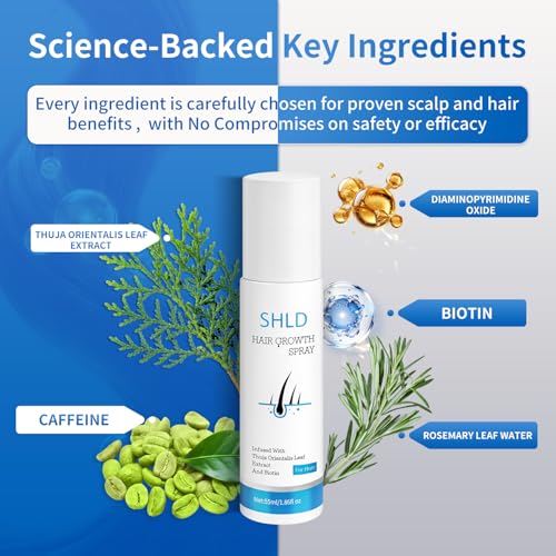 Hair Growth Spray with Rosemary Oil & Biotin for Thinning Hair