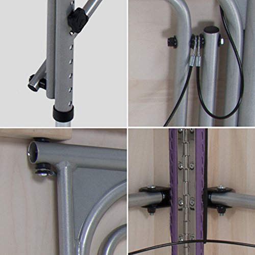 EarthLite Amethyst Portable Massage Table 30" Wide Ultra Lightweight with Aluminum Frame