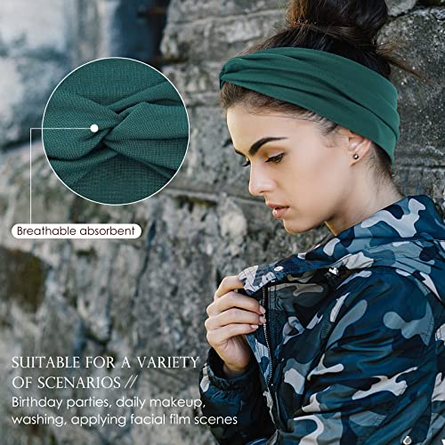 Panleding 12-Pack Stretchy Headbands for Women, Yoga & Sports