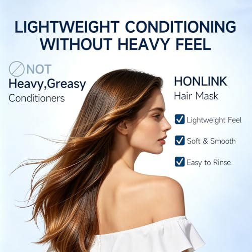 Smoothing Hair Conditioner for Dry & Frizzy Hair – Keratin & Amino Acid – 2 Pack