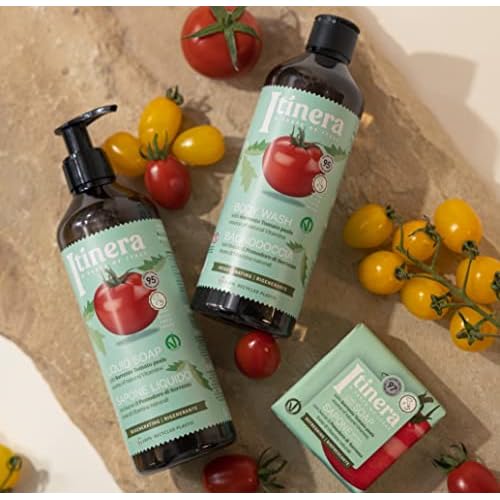 Itinera Regenerating Body Wash with Sorrento tomato peel (12.51 fl oz) - with Aloe vera and Glycerine - Vegan Friendly - 95% Natural Origin Ingredients