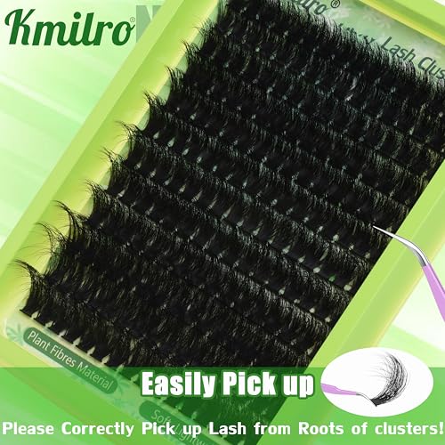 240D Lash Clusters 14-24mm Mixed Lengths 192Pcs DIY Eyelash Extensions