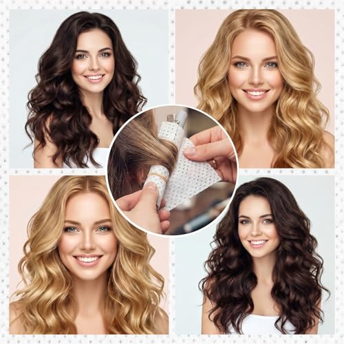 300 Pcs Disposable End Papers for Hair Perms - High Temp Resistance