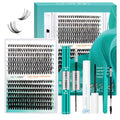 30D+40D Lash Extension Kit 10-18mm Clusters with Bond, Seal & Remover