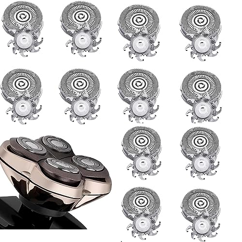 Shaver Replacement Blades compatible with Skul Shaver Pitbull Gold PRO Shaver Replacement Blade,Shaver Replacement Heads for Pitbull Platinum Pro Shaver (3Set(12blades))