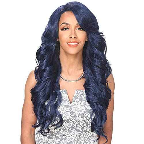 Zury Sis Synthetic Invisible Top Part Lace Front Wig - H-ARI 24" (INDIGO BLUE)