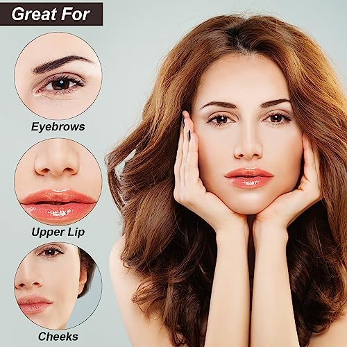 160 Pcs Eyebrow Wax Strips - Waxing Strips, Waxing Kit for Eyebrow Shaper and Upper Lip Cheek Face Hair Removal, Traveling and At Home Use, Contains 6 Pcs Post Wax Wipes, Long-lasting Smoothness