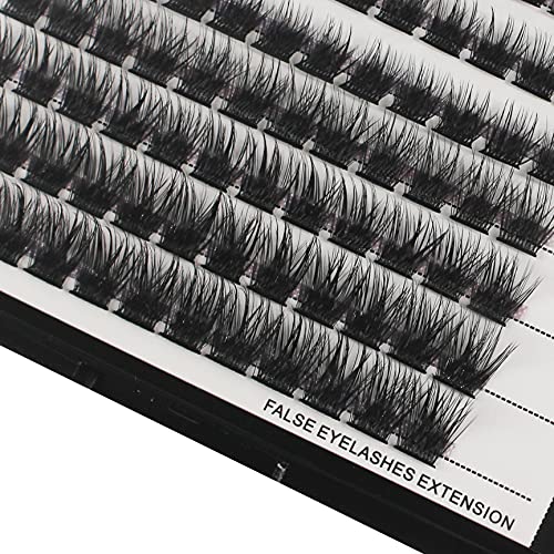 Bodermincer 96pcs Cluster Lash Extensions Mixed 8-14mm