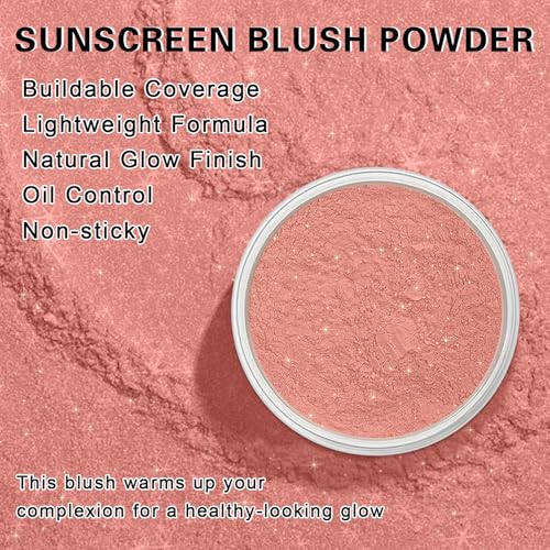 Mineral Sunscreen Blush Powder SPF 35, 0.35oz Talc-Free