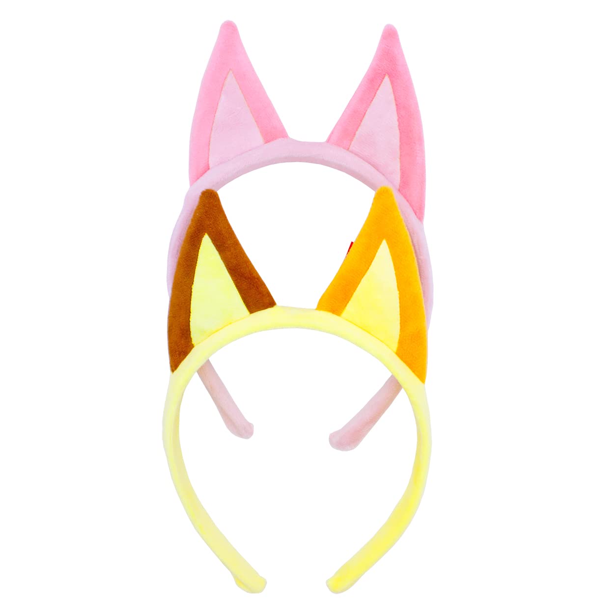 Jing xin 2 PCS Dog Ears Headbands, bluey and bingo ears Animal Headwear Cosplay Costume Accessories Birthday Party supplies for Children Adult