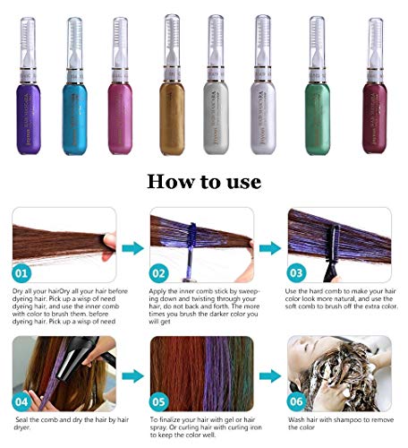 Temporary Hair Chalk Color Stick - White