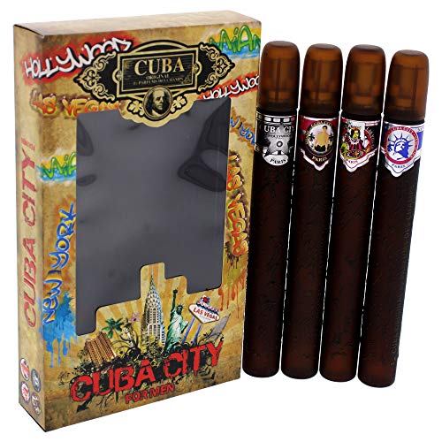 Cuba City 4-Piece Cologne Set for Men