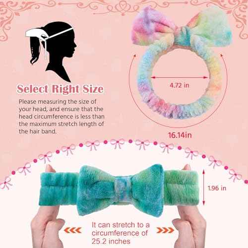WSYUB Spa Headband, Headband for Washing Face,Face Wash Headbands,Skincare Headbands