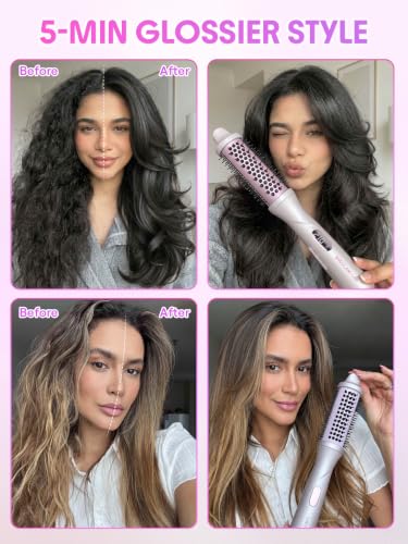 SHEGLAM Steam Thermal Brush 1.5" Round - 3 Heat Settings